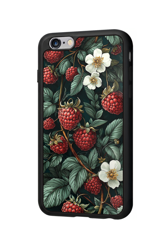 iPhone 6s Plus Uyumlu Botanik Tasarımlı Glossy Premium Kılıf
