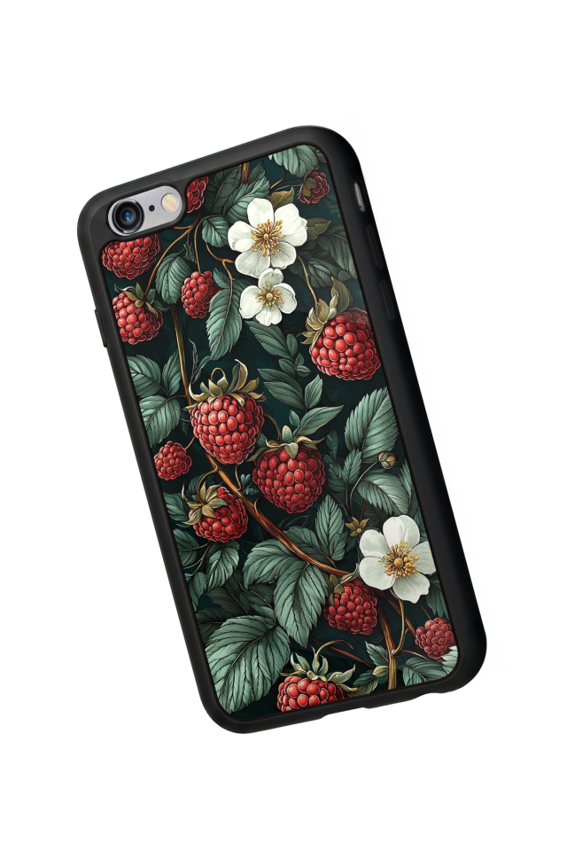 iPhone 6s Plus Uyumlu Botanik Tasarımlı Glossy Premium Kılıf