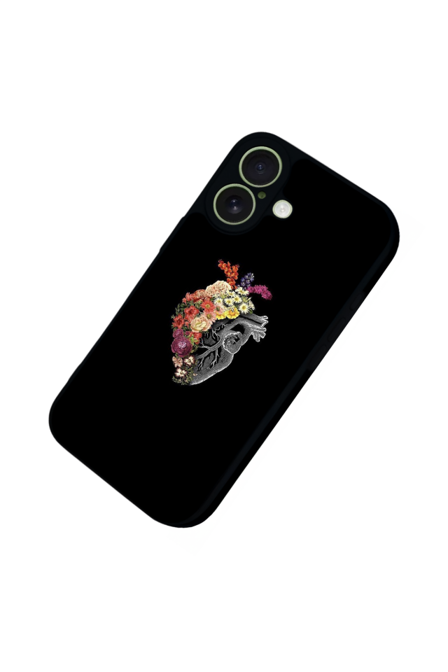 iPhone 17 Uyumlu Kalp Love Tasarımlı Glossy Premium Kılıf