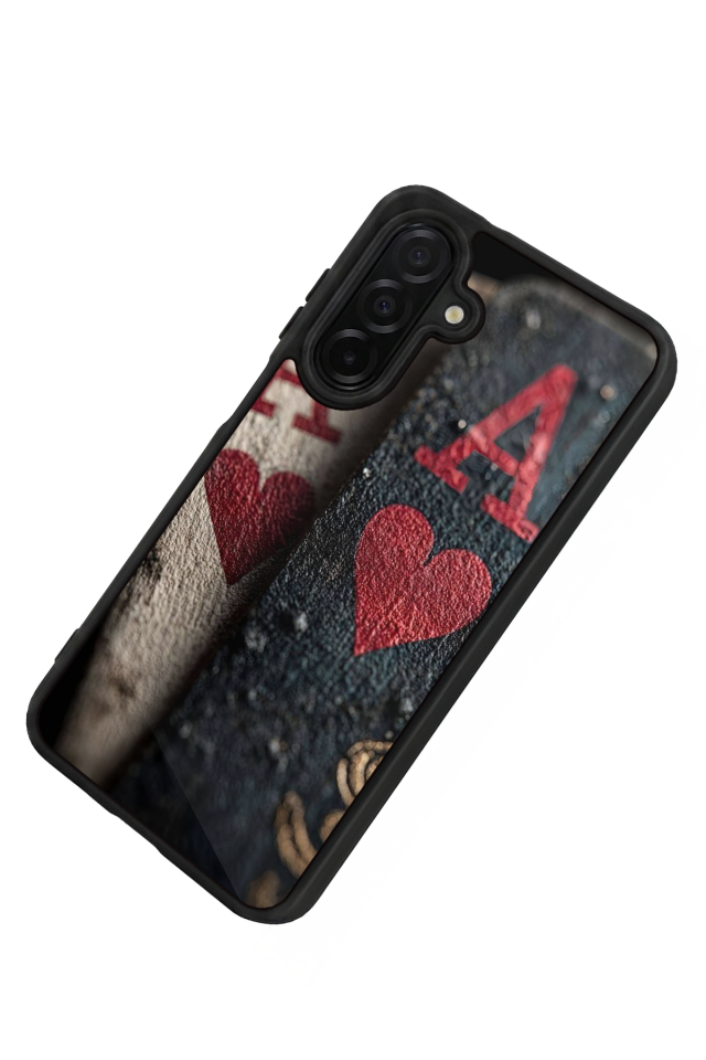 Samsung Galaxy A56 Uyumlu Kart Tasarımlı Glossy Premium Kılıf