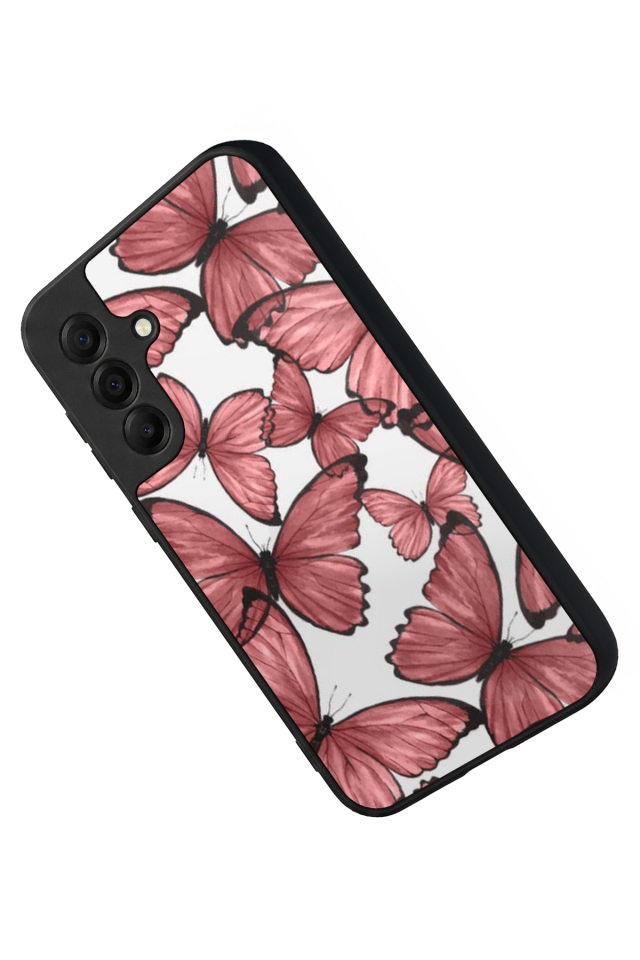 Samsung Galaxy A17 Uyumlu Kelebek Tasarımlı Glossy Premium Kılıf