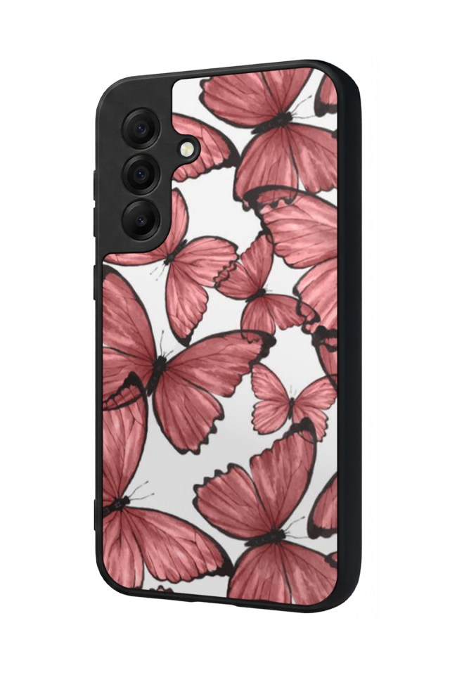 Samsung Galaxy A17 Uyumlu Kelebek Tasarımlı Glossy Premium Kılıf