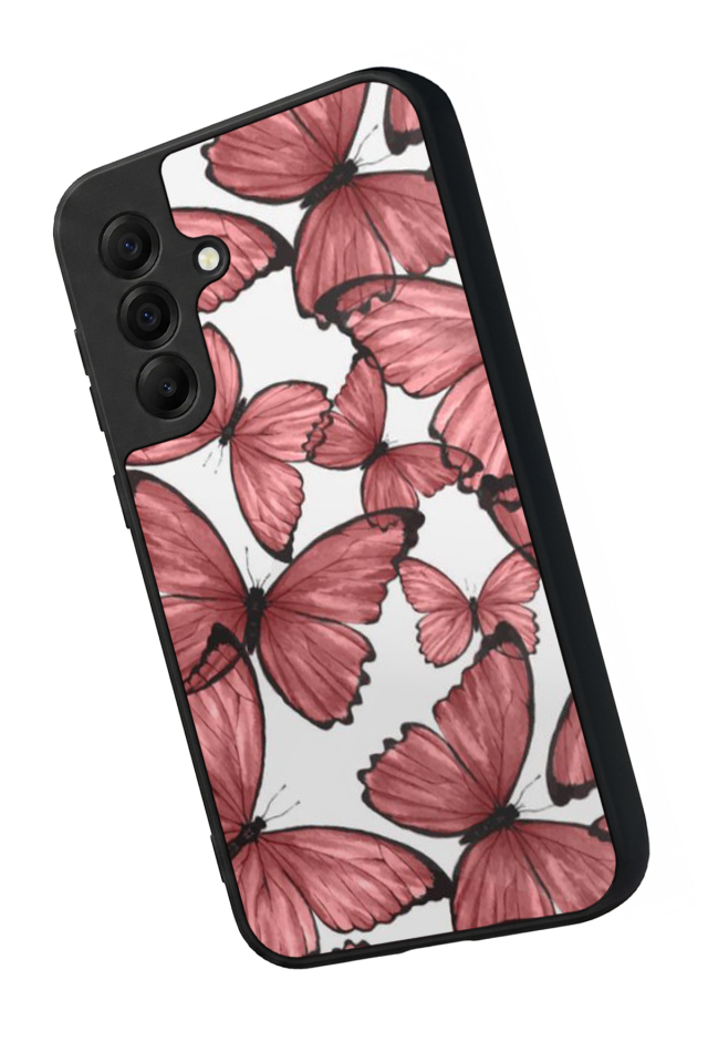 Samsung Galaxy A17 Uyumlu Kelebek Tasarımlı Glossy Premium Kılıf