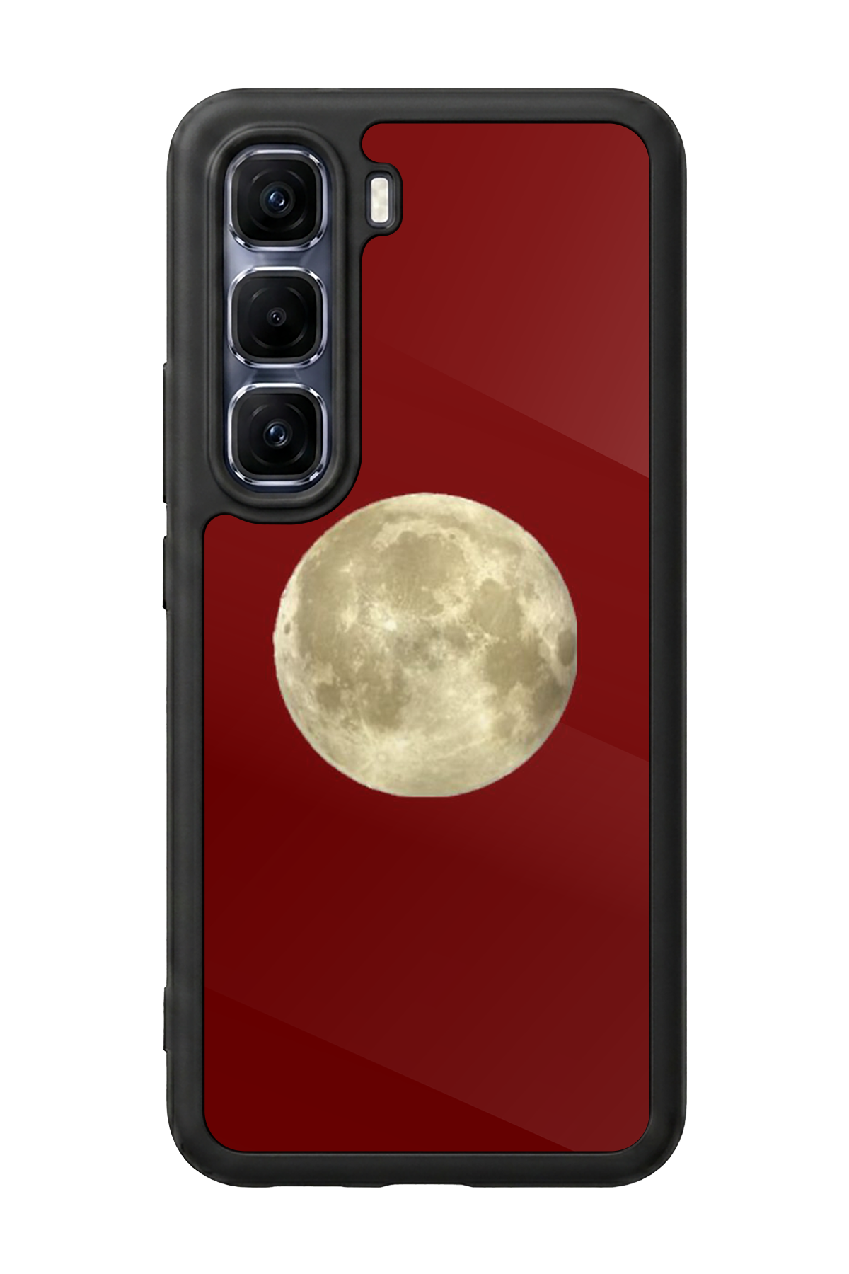 Infinix Hot 60 Pro Plus Uyumlu Kirmizi Tasarımlı Glossy Premium Kılıf