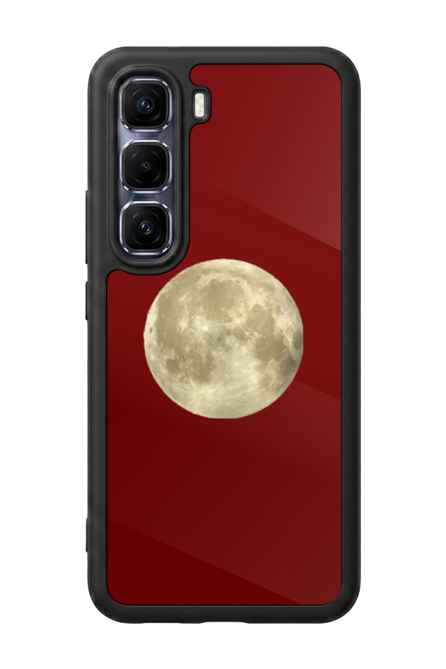 Infinix Hot 60 Pro Plus Uyumlu Kirmizi Tasarımlı Glossy Premium Kılıf