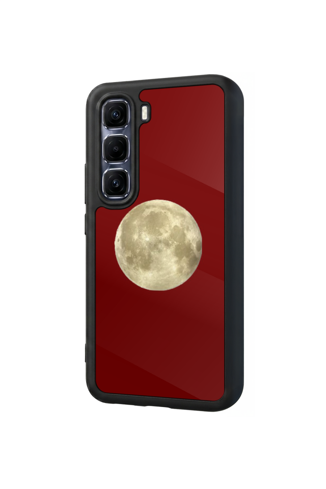 Infinix Hot 60 Pro Plus Uyumlu Kirmizi Tasarımlı Glossy Premium Kılıf