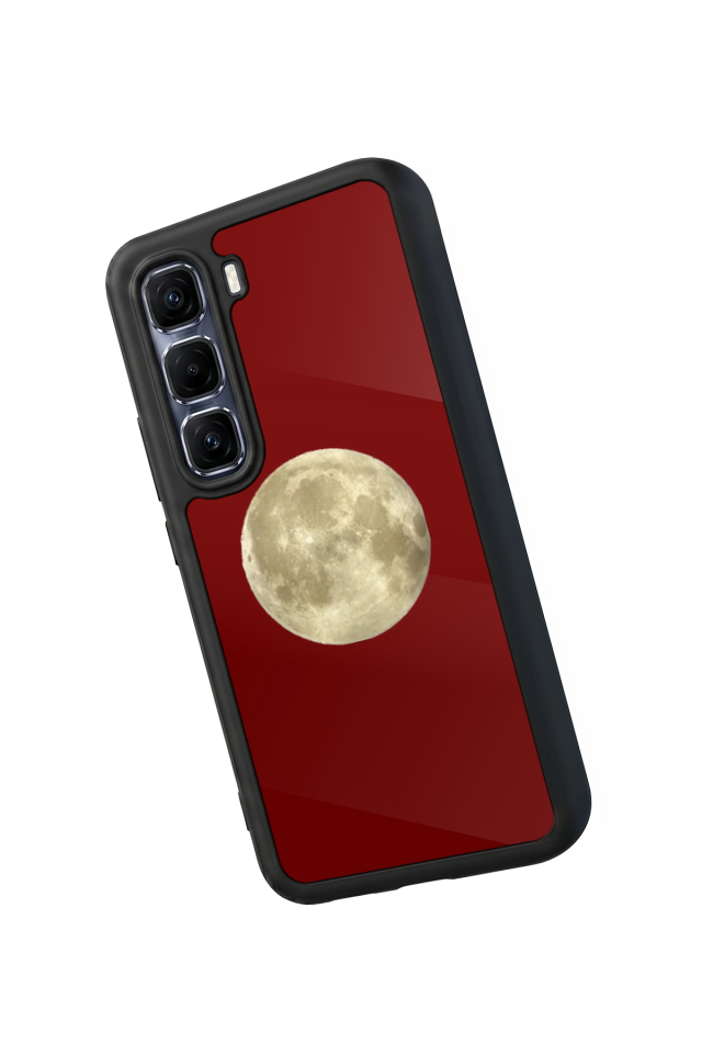 Infinix Hot 60 Pro Plus Uyumlu Kirmizi Tasarımlı Glossy Premium Kılıf