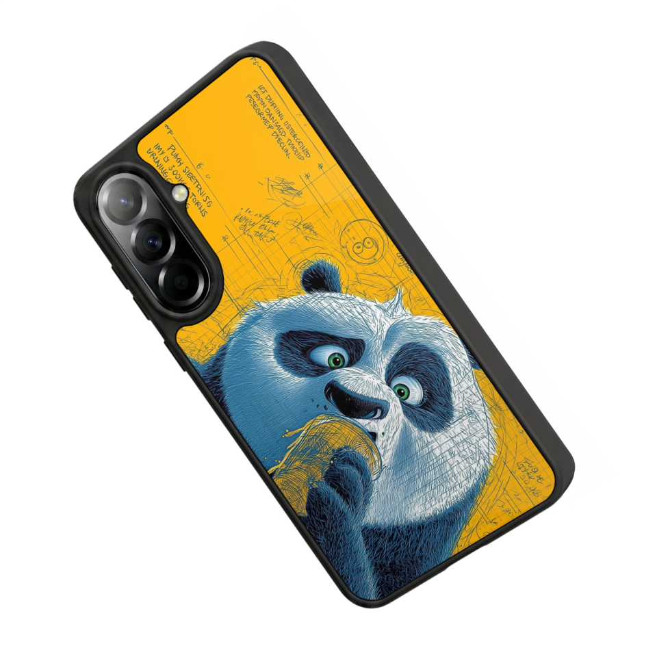 Samsung Galaxy A37 Uyumlu Kung Fu Panda Tasarımlı Glossy Premium Kılıf