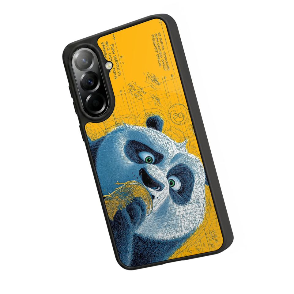 Samsung Galaxy A37 Uyumlu Kung Fu Panda Tasarımlı Glossy Premium Kılıf