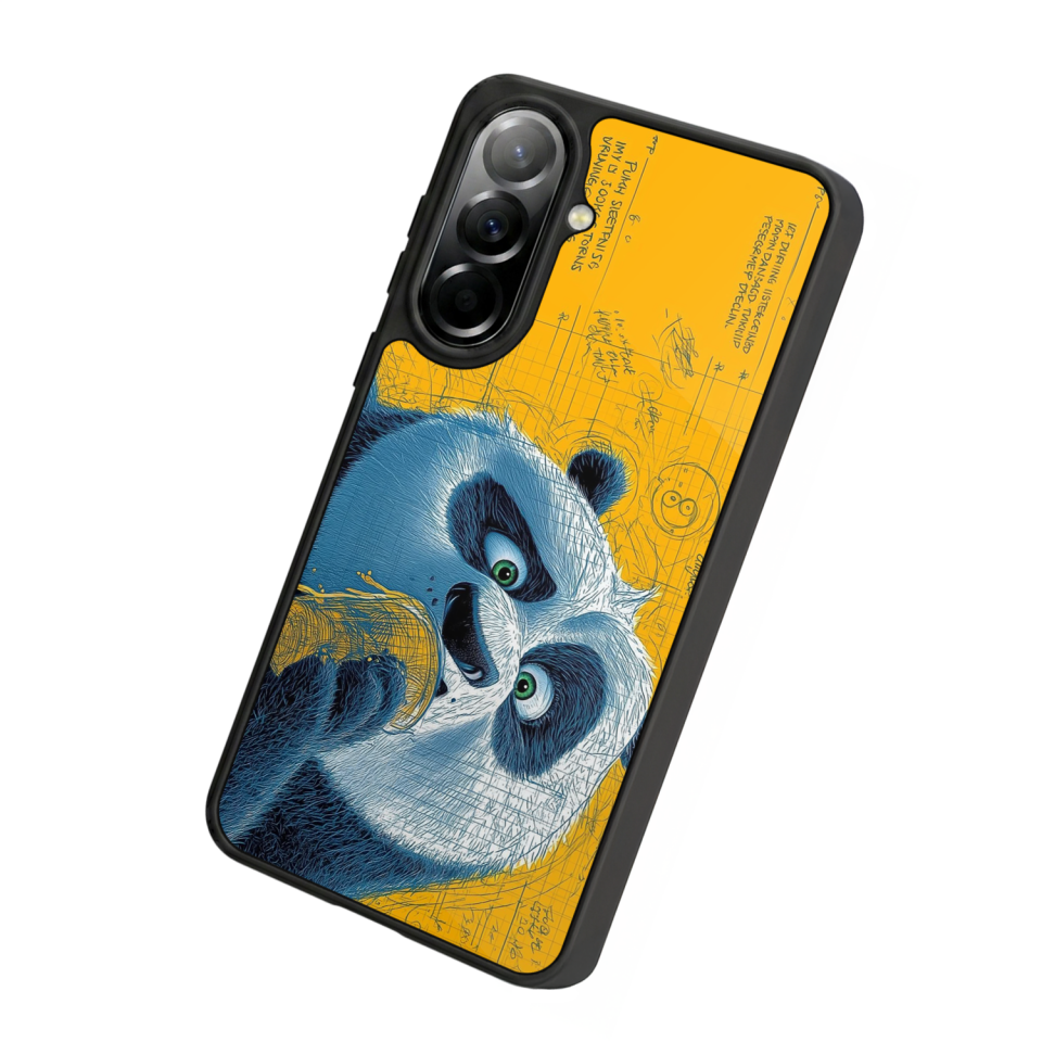 Samsung Galaxy A37 Uyumlu Kung Fu Panda Tasarımlı Glossy Premium Kılıf