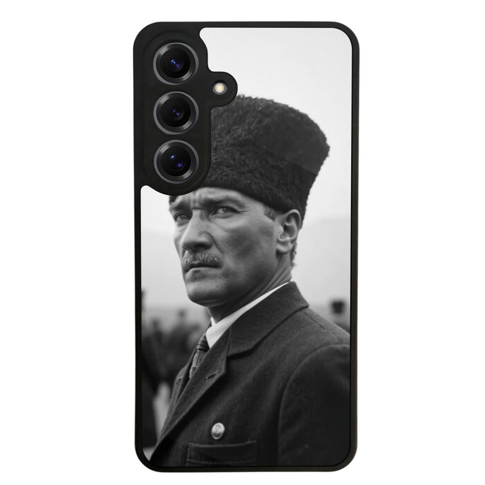 Samsung Galaxy S25 Uyumlu Mustafa Kemal Ataturk Tasarımlı Glossy Premium Kılıf