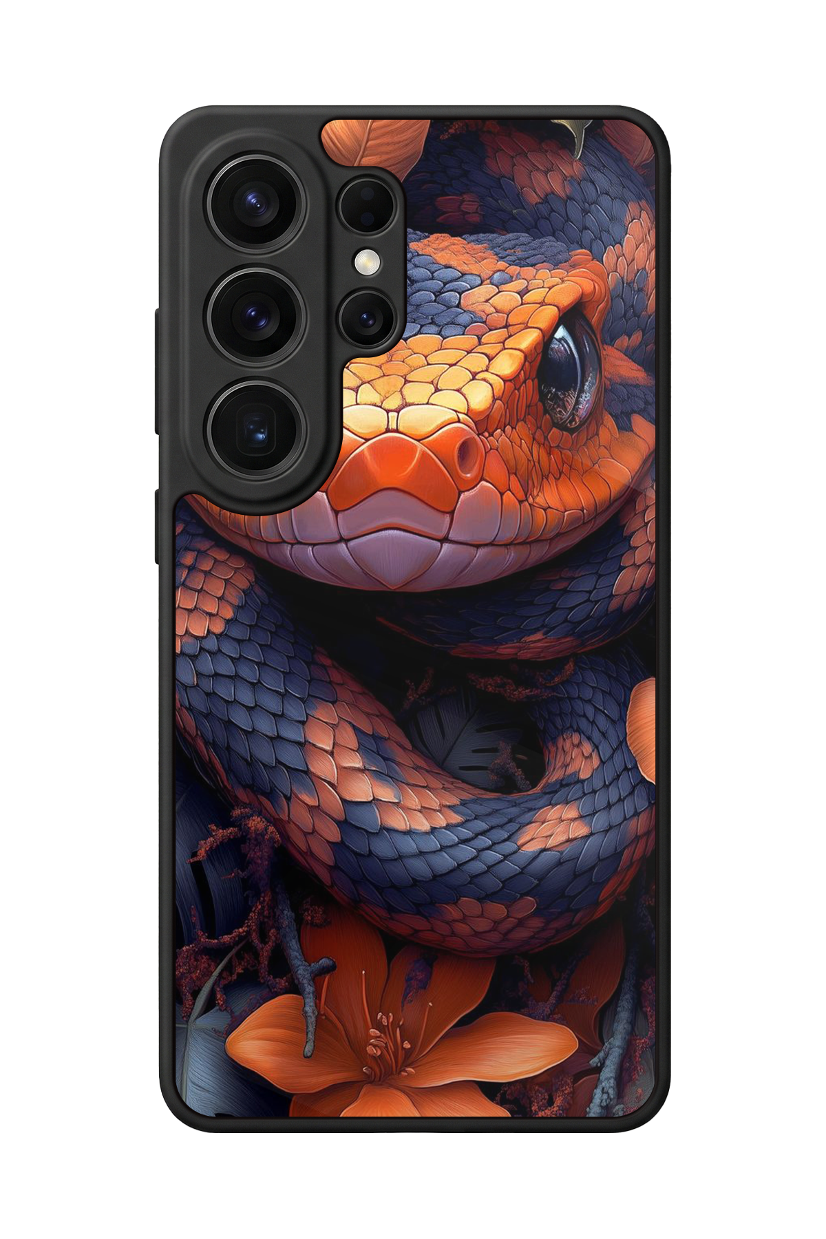 Samsung Galaxy S26 Ultra Uyumlu Yılan Tasarımlı Glossy Premium Kılıf