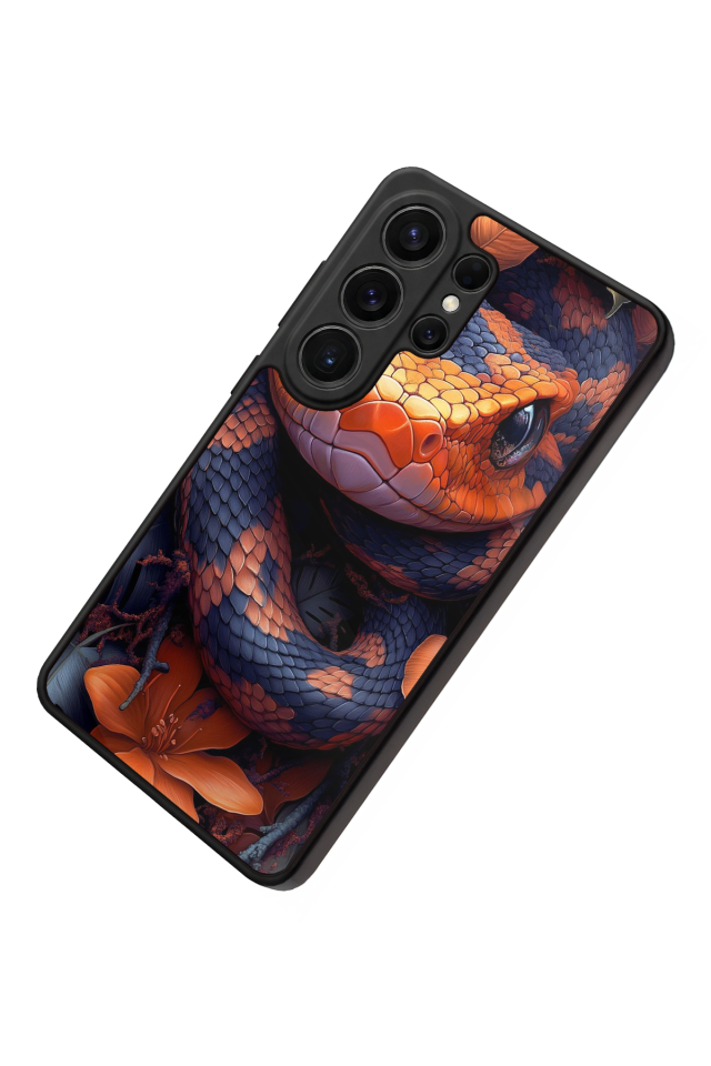 Samsung Galaxy S26 Ultra Uyumlu Yılan Tasarımlı Glossy Premium Kılıf