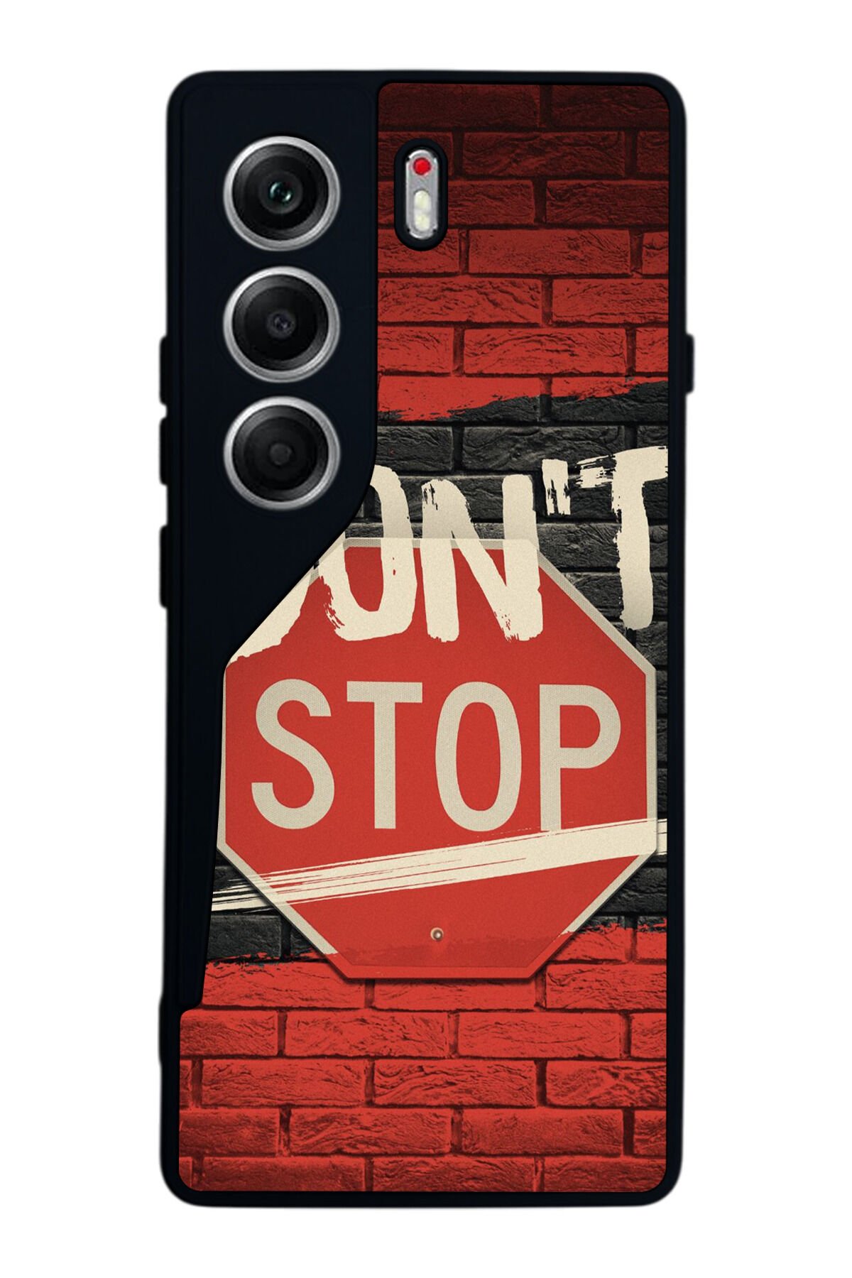 Tecno Camon 40 Uyumlu Dont Stop Tasarımlı Glossy Premium Kılıf