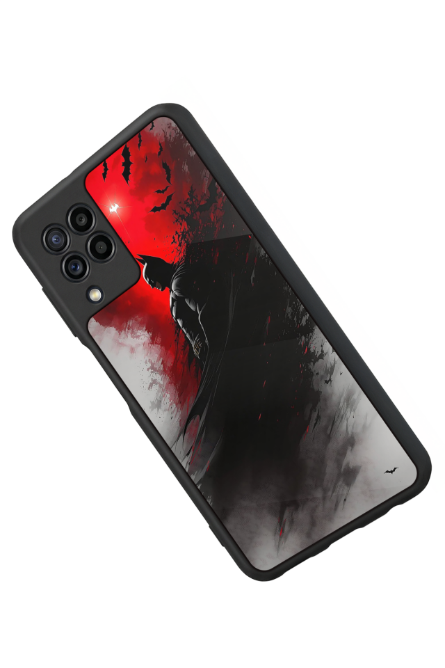 Samsung Galaxy M22 Uyumlu Batman Tasarımlı Glossy Premium Kılıf