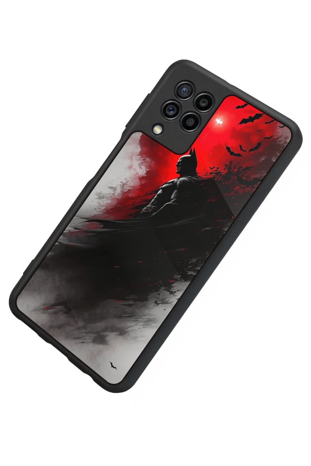 Samsung Galaxy M22 Uyumlu Batman Tasarımlı Glossy Premium Kılıf