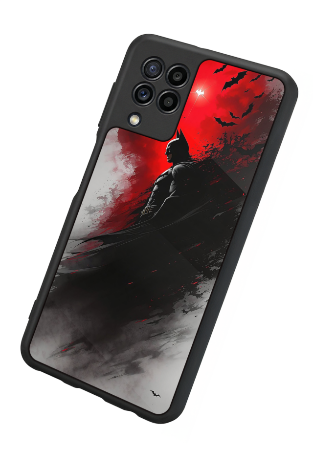 Samsung Galaxy M22 Uyumlu Batman Tasarımlı Glossy Premium Kılıf