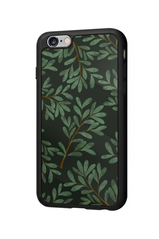 iPhone 6s Plus Uyumlu Botanik Tasarımlı Glossy Premium Kılıf