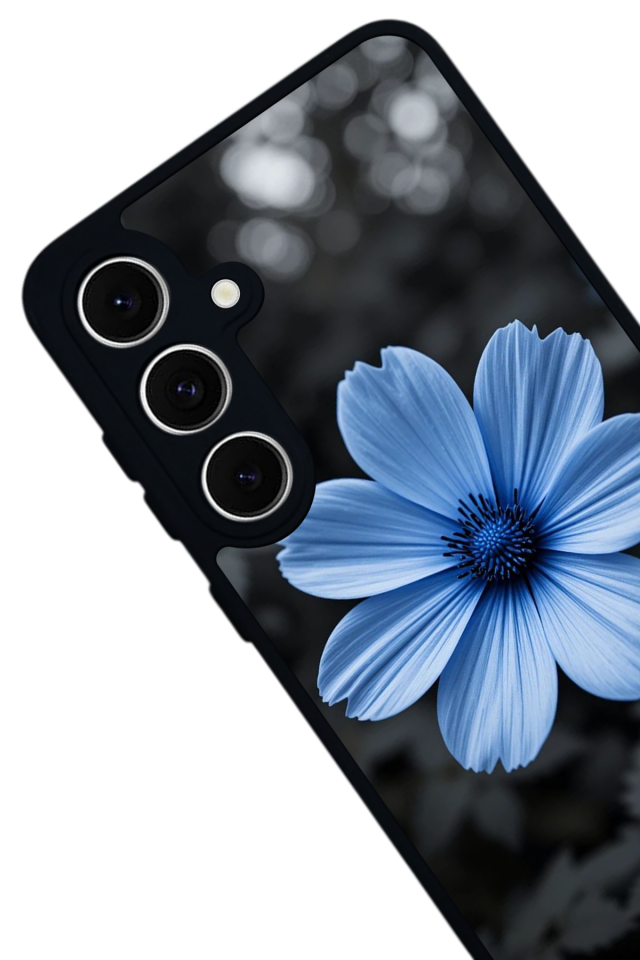 Samsung Galaxy S24 FE Uyumlu Cicek Tasarımlı Glossy Premium Kılıf
