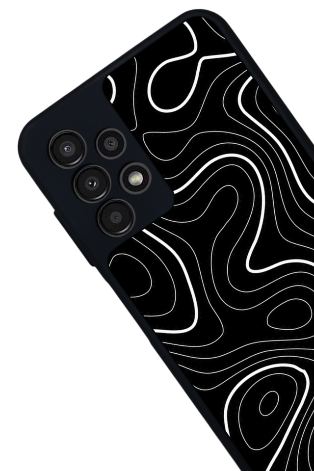 Samsung Galaxy A13 Uyumlu Çizgi Sanatı Tasarımlı Glossy Premium Kılıf
