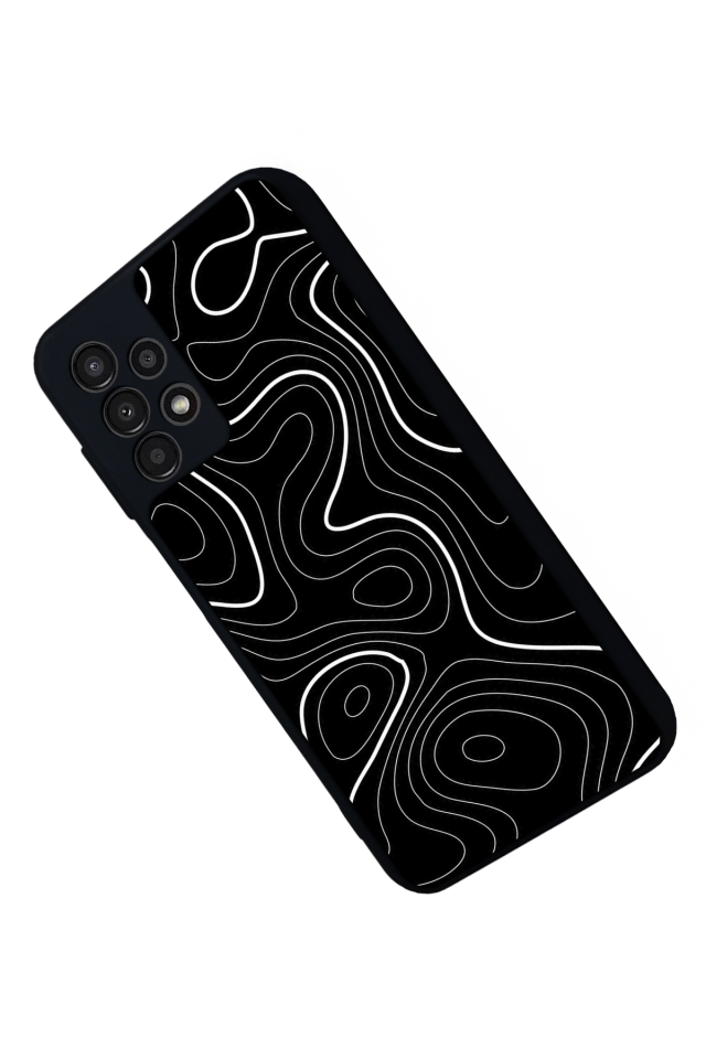 Samsung Galaxy A13 Uyumlu Çizgi Sanatı Tasarımlı Glossy Premium Kılıf