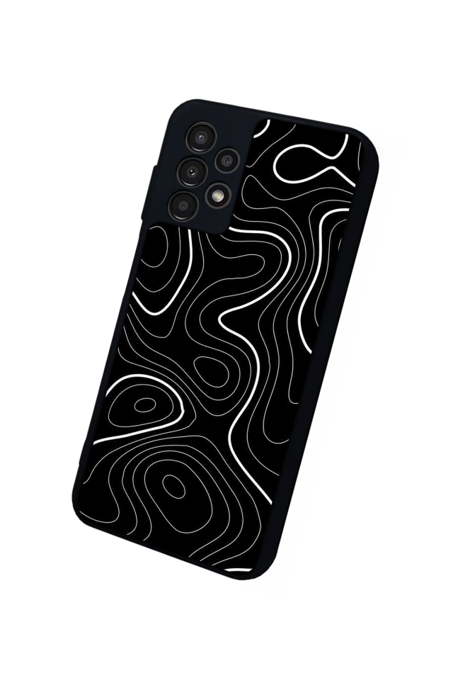 Samsung Galaxy A13 Uyumlu Çizgi Sanatı Tasarımlı Glossy Premium Kılıf