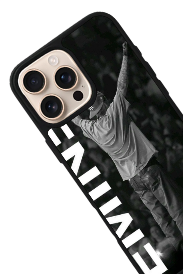 iPhone 15 Pro Uyumlu Eminem Tasarımlı Glossy Premium Kılıf