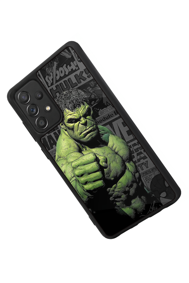 Samsung Galaxy A72 Uyumlu Hulk Tasarımlı Glossy Premium Kılıf