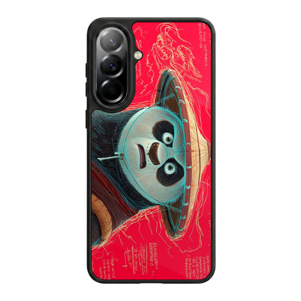 Samsung Galaxy A37 Uyumlu Kung Fu Panda Tasarımlı Glossy Premium Kılıf