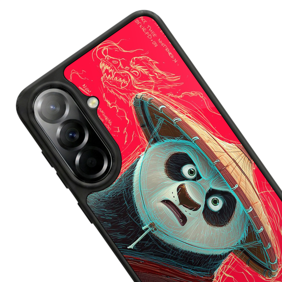 Samsung Galaxy A37 Uyumlu Kung Fu Panda Tasarımlı Glossy Premium Kılıf