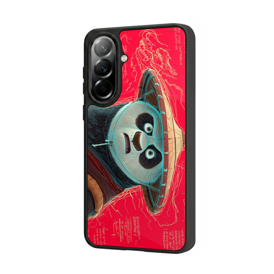 Samsung Galaxy A37 Uyumlu Kung Fu Panda Tasarımlı Glossy Premium Kılıf