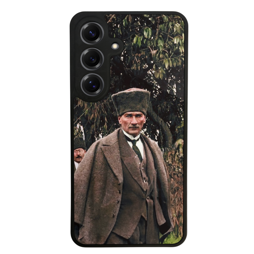 Samsung Galaxy S25 Uyumlu Mustafa Kemal Ataturk Tasarımlı Glossy Premium Kılıf