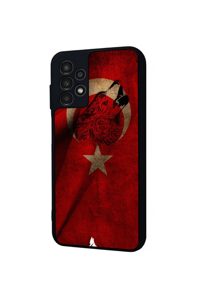 Samsung Galaxy A23 Uyumlu Türk Bayragi Tasarımlı Glossy Premium Kılıf