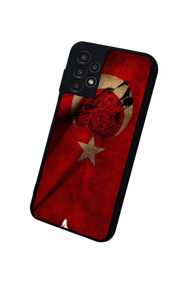 Samsung Galaxy A23 Uyumlu Türk Bayragi Tasarımlı Glossy Premium Kılıf