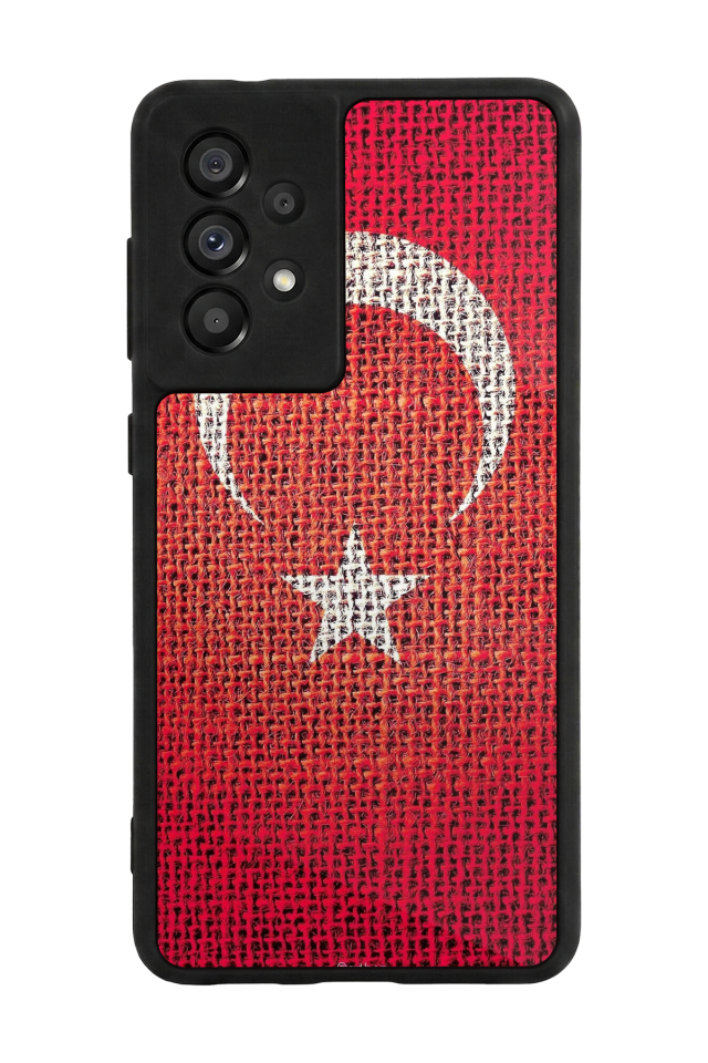 Samsung Galaxy A73 Uyumlu Türk Bayragi Tasarımlı Glossy Premium Kılıf