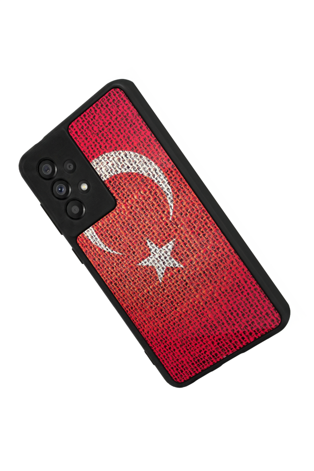 Samsung Galaxy A73 Uyumlu Türk Bayragi Tasarımlı Glossy Premium Kılıf
