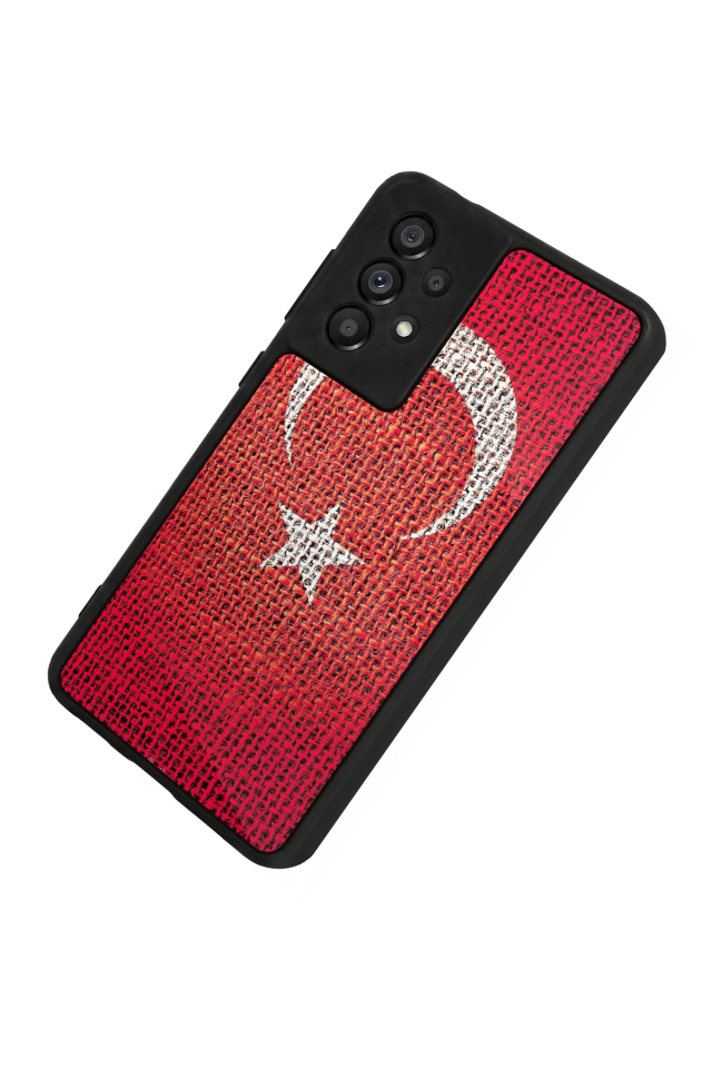 Samsung Galaxy A73 Uyumlu Türk Bayragi Tasarımlı Glossy Premium Kılıf