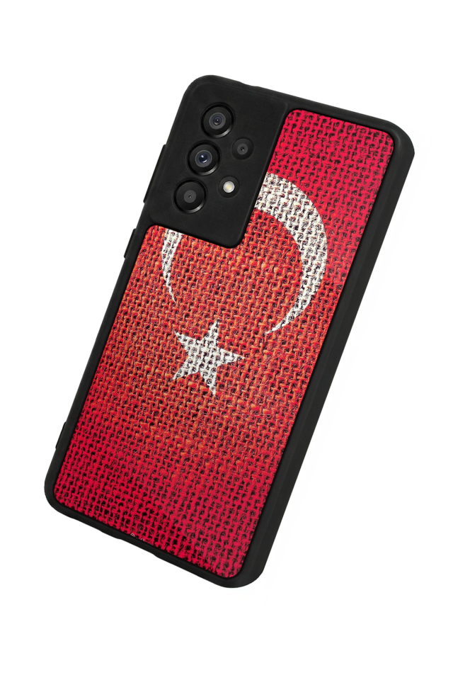 Samsung Galaxy A73 Uyumlu Türk Bayragi Tasarımlı Glossy Premium Kılıf