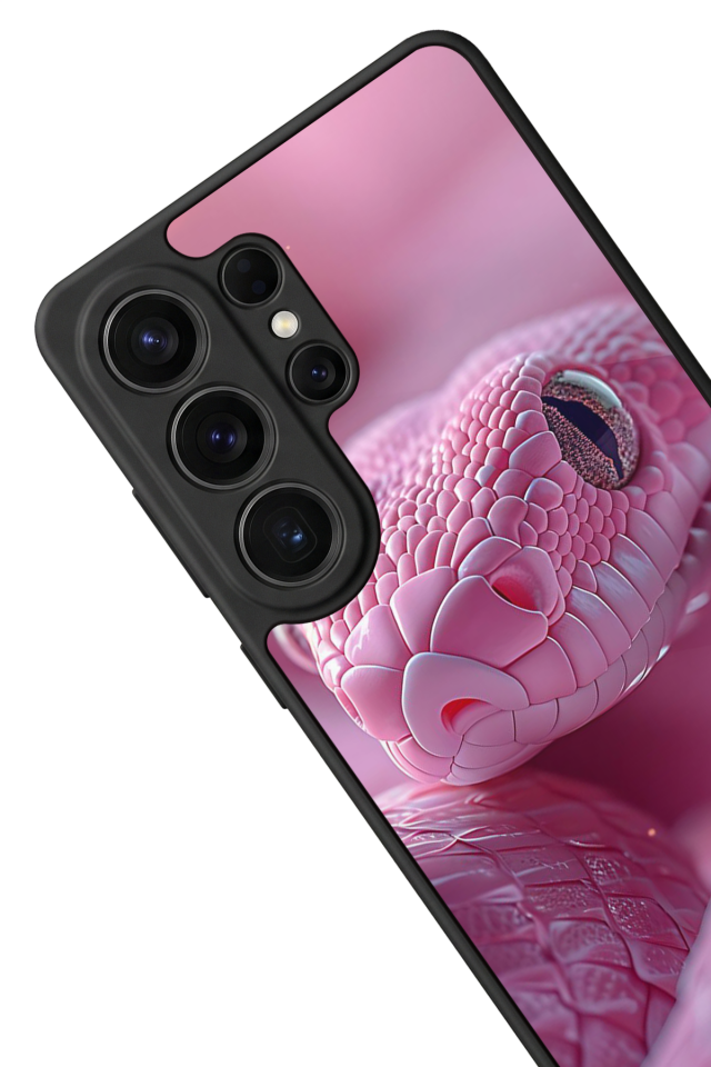 Samsung Galaxy S26 Ultra Uyumlu Yılan Tasarımlı Glossy Premium Kılıf