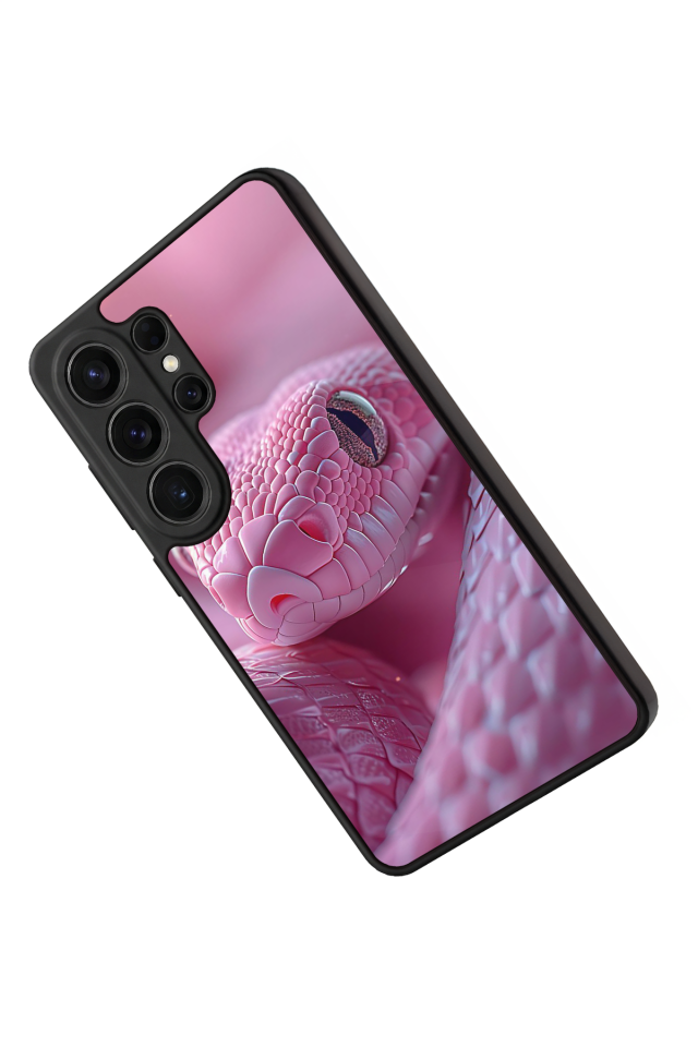 Samsung Galaxy S26 Ultra Uyumlu Yılan Tasarımlı Glossy Premium Kılıf