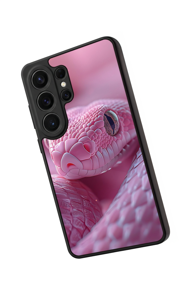 Samsung Galaxy S26 Ultra Uyumlu Yılan Tasarımlı Glossy Premium Kılıf