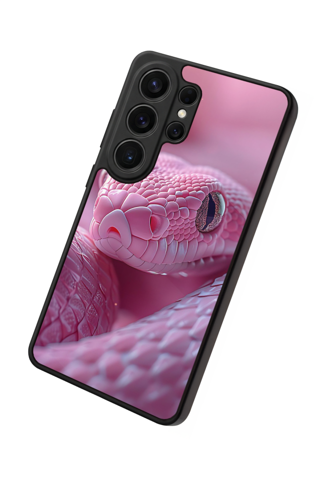 Samsung Galaxy S26 Ultra Uyumlu Yılan Tasarımlı Glossy Premium Kılıf