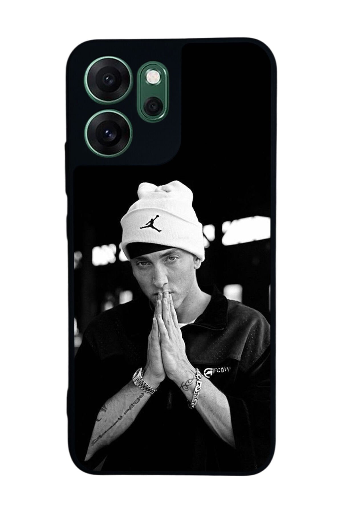 Oppo Reno 14F Uyumlu Eminem Tasarımlı Glossy Premium Kılıf