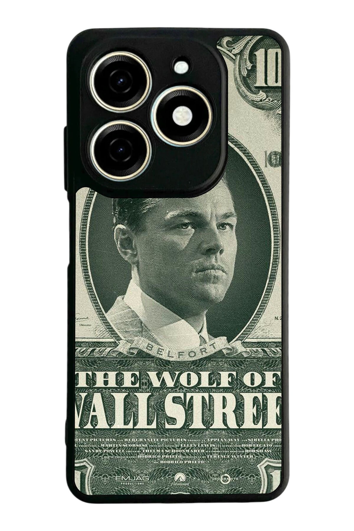 Tecno Spark 20/20C Uyumlu TheWolf Tasarımlı Glossy Premium Kılıf