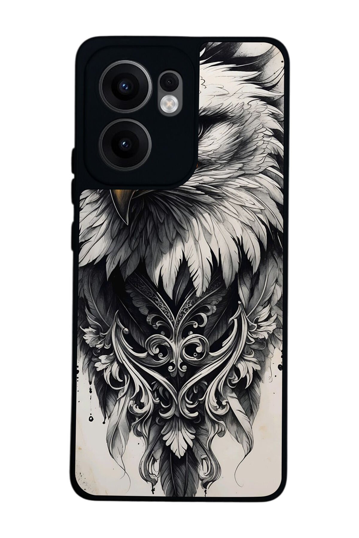 Oppo Reno 13F Uyumlu Besiktas Tasarımlı Glossy Premium Kılıf