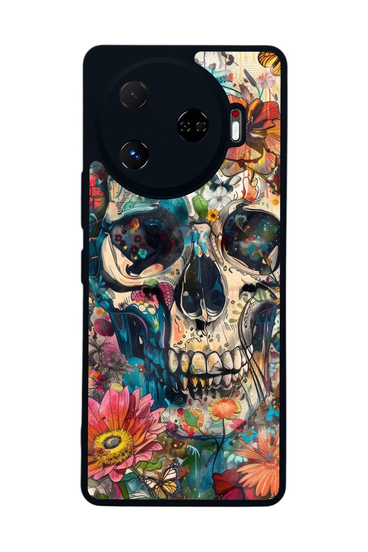 Tecno Camon 30 Pro Uyumlu KuruKafa Tasarımlı Glossy Premium Kılıf