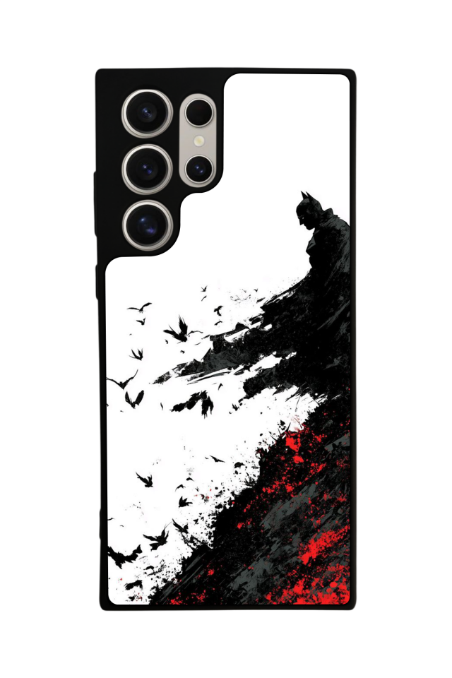 Samsung Galaxy S23 Ultra Uyumlu Batman Tasarımlı Glossy Premium Kılıf
