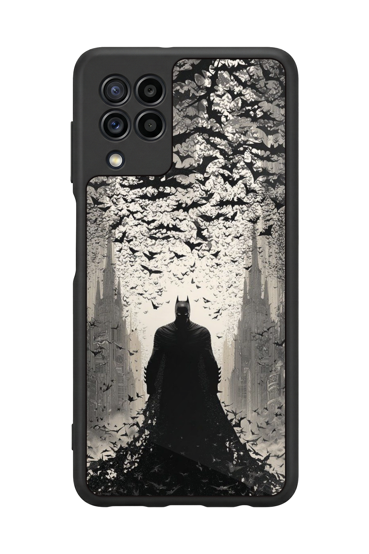 Samsung Galaxy M22 Uyumlu Batman Tasarımlı Glossy Premium Kılıf