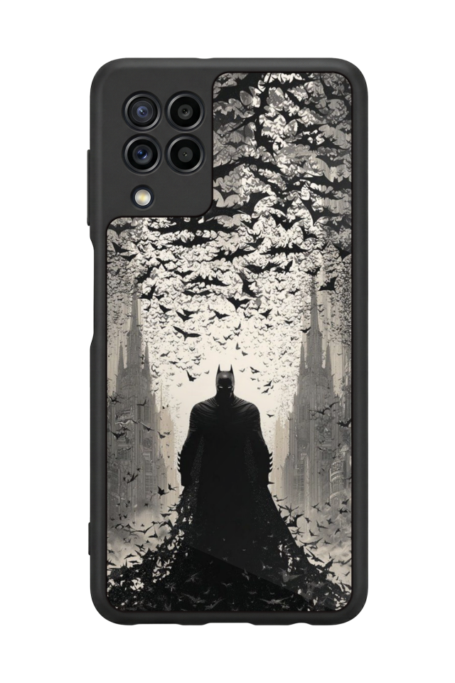 Samsung Galaxy M22 Uyumlu Batman Tasarımlı Glossy Premium Kılıf