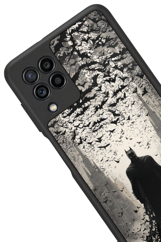 Samsung Galaxy M22 Uyumlu Batman Tasarımlı Glossy Premium Kılıf